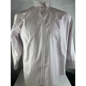 Men’s Tommy Hilfiger Check Non-Iron Regular Fit Dress Shirt Size 18/34-35 EUC